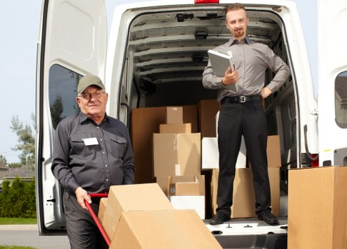 Fragile household items boxed safely for a Brixton relocation