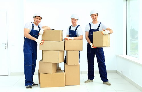 Professional house removals team preparing a move in Brixton
