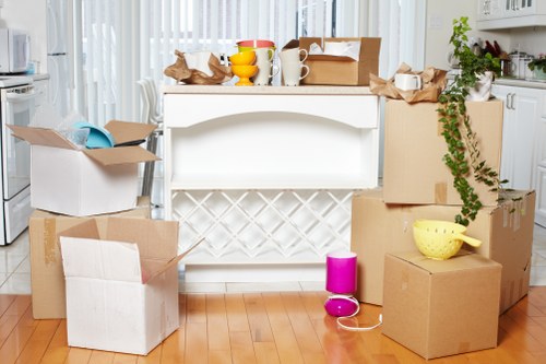 Office relocation service with desks and equipment in Brixton