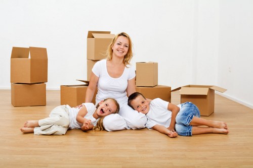 Professional moving truck service handling a relocation in Brixton