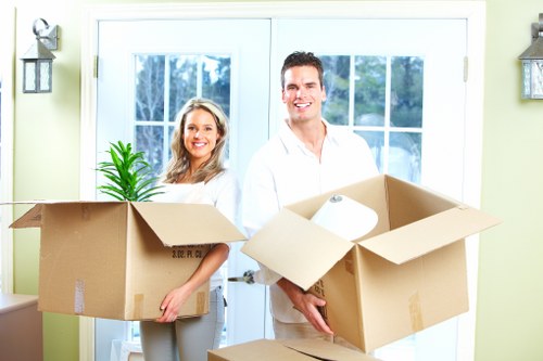 Secure transport of boxes and furniture during a Brixton house move